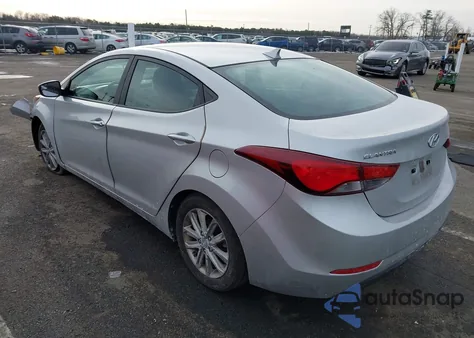 2015 Hyundai Elantra Se from USA, damaged, VIN 5NPDH4AE6FH628961